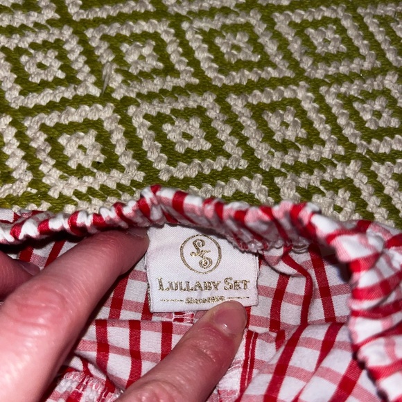 NWOTs Lullaby Set red gingham plaid stretchy shorts - Picture 4 of 4